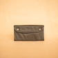 The Real McCaul Tobacco Pouches Dark Brown Tri Fold Tobacco Pouch - Cowhide Australian Made Australian Owned Leather Tobacco Pouch Australian Made Kangaroo & Cowhide Leather