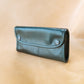 The Real McCaul Tobacco Pouches Green / Standard Tri Fold Tobacco Pouch - Kangaroo Australian Made Australian Owned Leather Tobacco Pouch Australian Made Kangaroo & Cowhide Leather