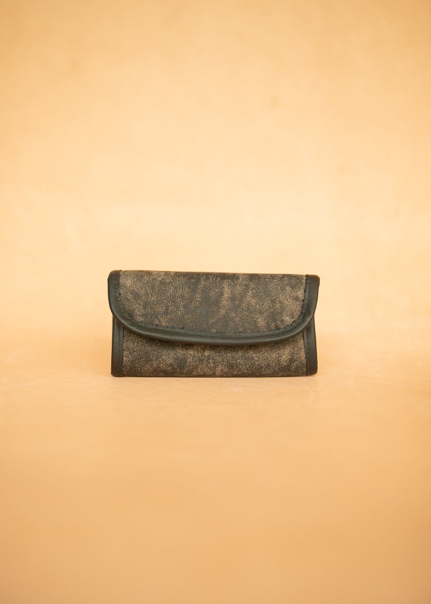 The Real McCaul Tobacco Pouches Stonewash Tri Fold Tobacco Pouch - Cowhide Australian Made Australian Owned Leather Tobacco Pouch Australian Made Kangaroo & Cowhide Leather