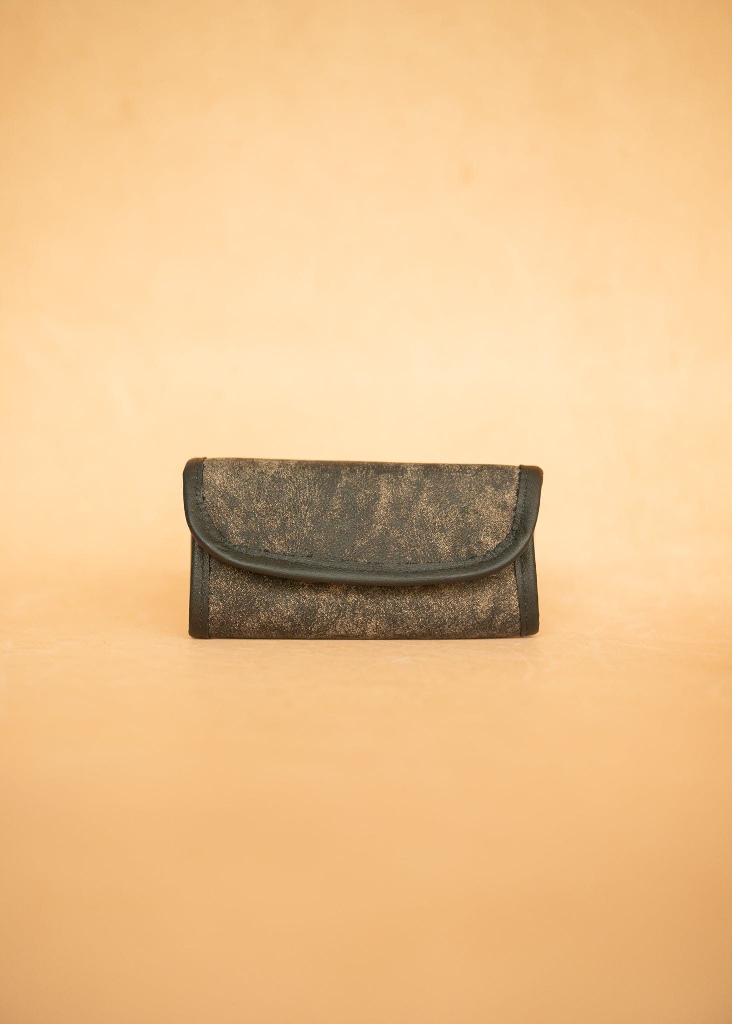 The Real McCaul Tobacco Pouches Stonewash Tri Fold Tobacco Pouch - Cowhide Australian Made Australian Owned Leather Tobacco Pouch Australian Made Kangaroo & Cowhide Leather