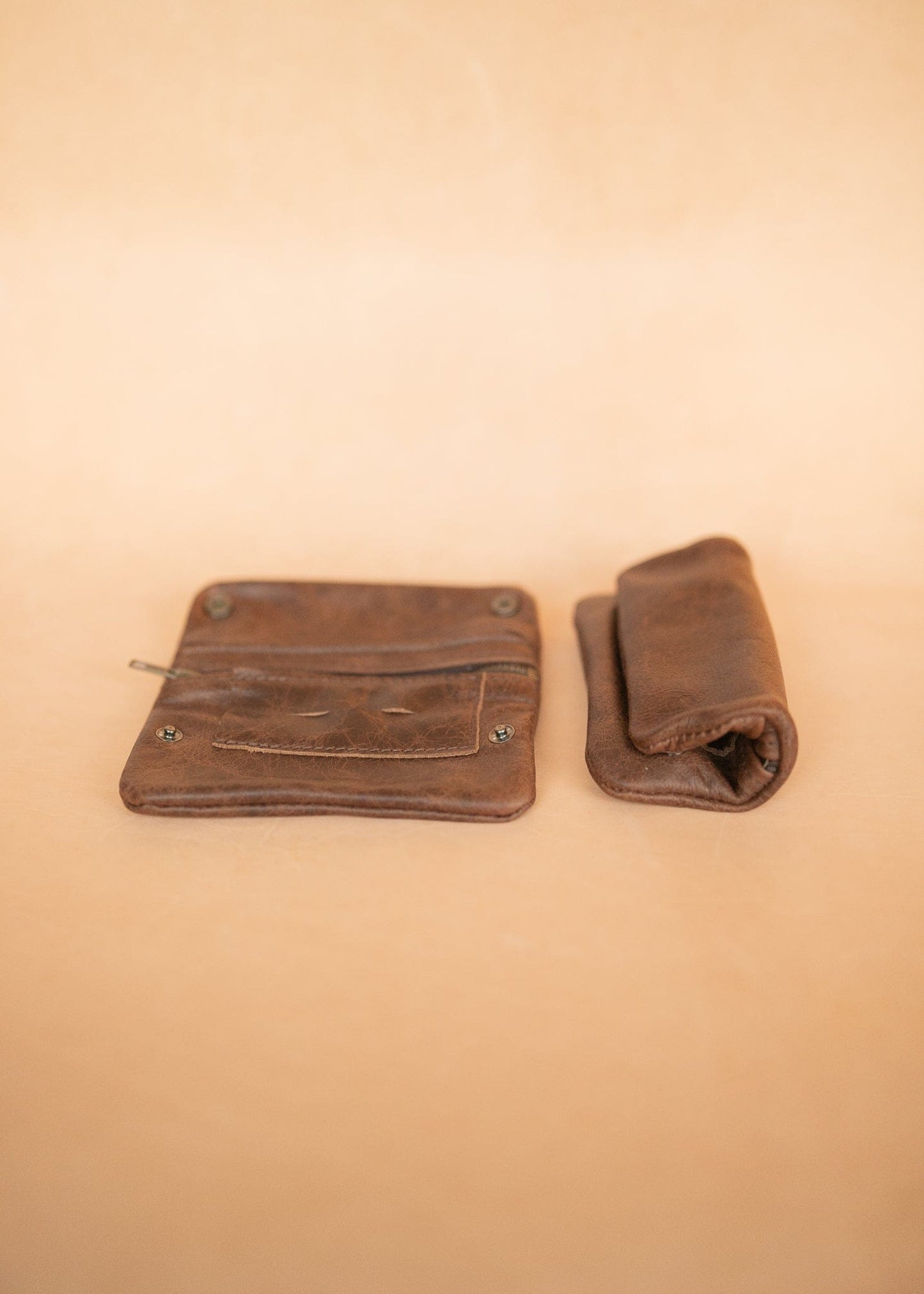 The Real McCaul Tobacco Pouches Tobacco Pouch - Cowhide Australian Made Australian Owned Leather Tobacco Pouch Australian Made Kangaroo & Cowhide Leather