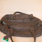 The Real McCaul Travel Bag Classic Overnight Travel Bag - Cowhide - Mottle Brown Australian Made Australian Owned Large Overnight Travel Duffel Bag Leather Made in Australia