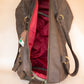 The Real McCaul Travel Bag Classic Overnight Travel Bag - Cowhide - Mottle Brown Australian Made Australian Owned Large Overnight Travel Duffel Bag Leather Made in Australia