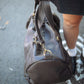 The Real McCaul Travel Bag Duffel Carry All Bag - Cowhide - Dark Brown Australian Made Australian Owned Large Overnight Travel Duffel Bag Leather Made in Australia