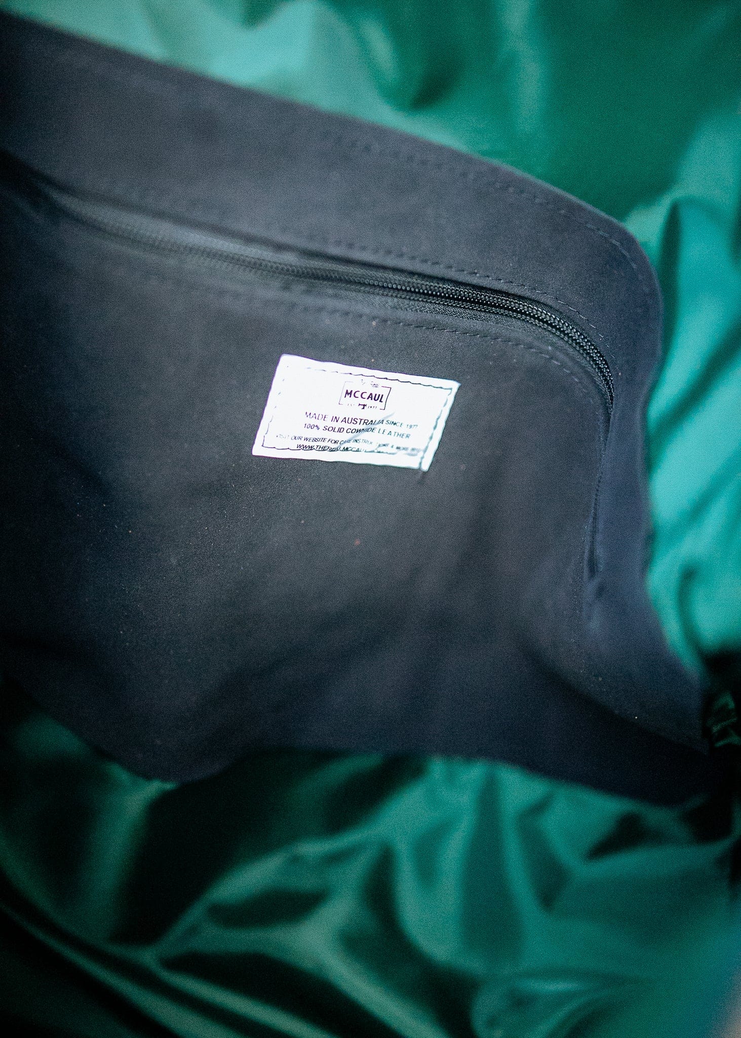 The Real McCaul Travel Bag Duffel Carry All Bag - Cowhide Australian Made Australian Owned Large Overnight Travel Duffel Bag Leather Made in Australia