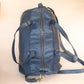 The Real McCaul Travel Bag Duffel Carry All Bag - Kangaroo - Blue Australian Made Australian Owned Large Overnight Travel Duffel Bag Kangaroo Leather Made in Australia