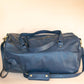 The Real McCaul Travel Bag Duffel Carry All Bag - Kangaroo - Blue Australian Made Australian Owned Large Overnight Travel Duffel Bag Kangaroo Leather Made in Australia