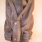 The Real McCaul Travel Bag Square Overnight Traveller Bag - Kangaroo Australian Made Australian Owned Leather Overnight Travel Bag Duffle Made In Australia Handcrafted