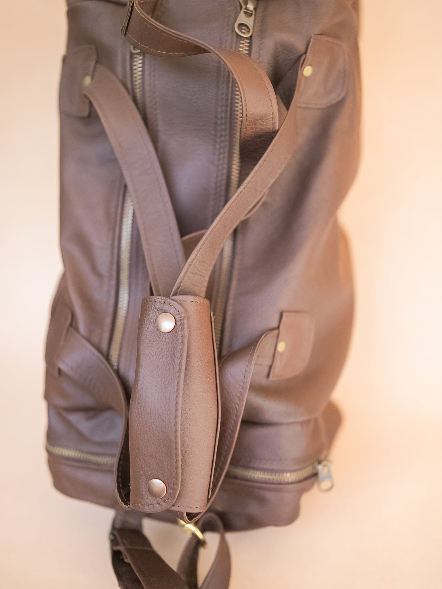 The Real McCaul Travel Bag Square Overnight Traveller Bag - Kangaroo Australian Made Australian Owned Leather Overnight Travel Bag Duffle Made In Australia Handcrafted