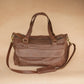The Real McCaul Travel Bag Weekender Travel Carry All Bag - Premium Cowhide - Marble Australian Made Australian Owned Small Overnight Travel Duffel Bag Kangaroo Leather Made in Australia