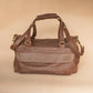 The Real McCaul Travel Bag Weekender Travel Carry All Bag - Premium Cowhide - Marble Australian Made Australian Owned Small Overnight Travel Duffel Bag Kangaroo Leather Made in Australia