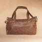 The Real McCaul Travel Bag Weekender Travel Carry All Bag - Premium Cowhide - Marble Australian Made Australian Owned Small Overnight Travel Duffel Bag Kangaroo Leather Made in Australia