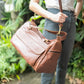 The Real McCaul Travel Bag Weekender Travel Carry All Bag - Premium Cowhide - Marble Australian Made Australian Owned Small Overnight Travel Duffel Bag Kangaroo Leather Made in Australia