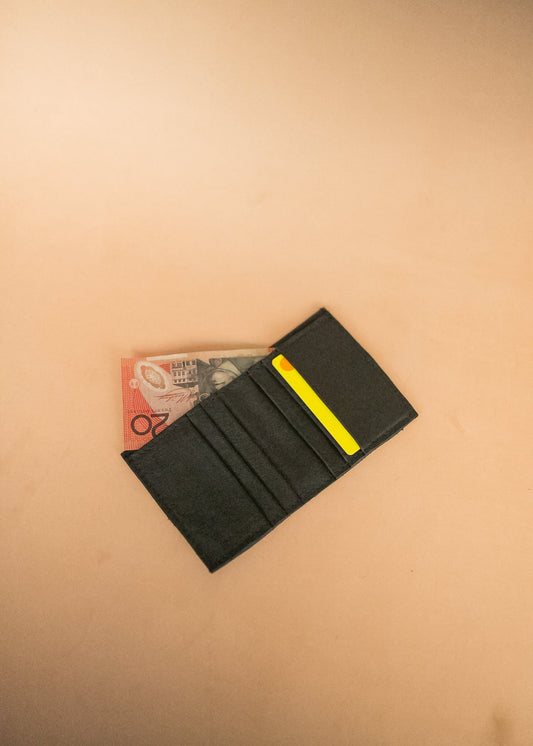 The Real McCaul Wallet Black The Wayne Wallet - Cowhide Australian Made Australian Owned The Brendan Leather Wallet Made In Australia