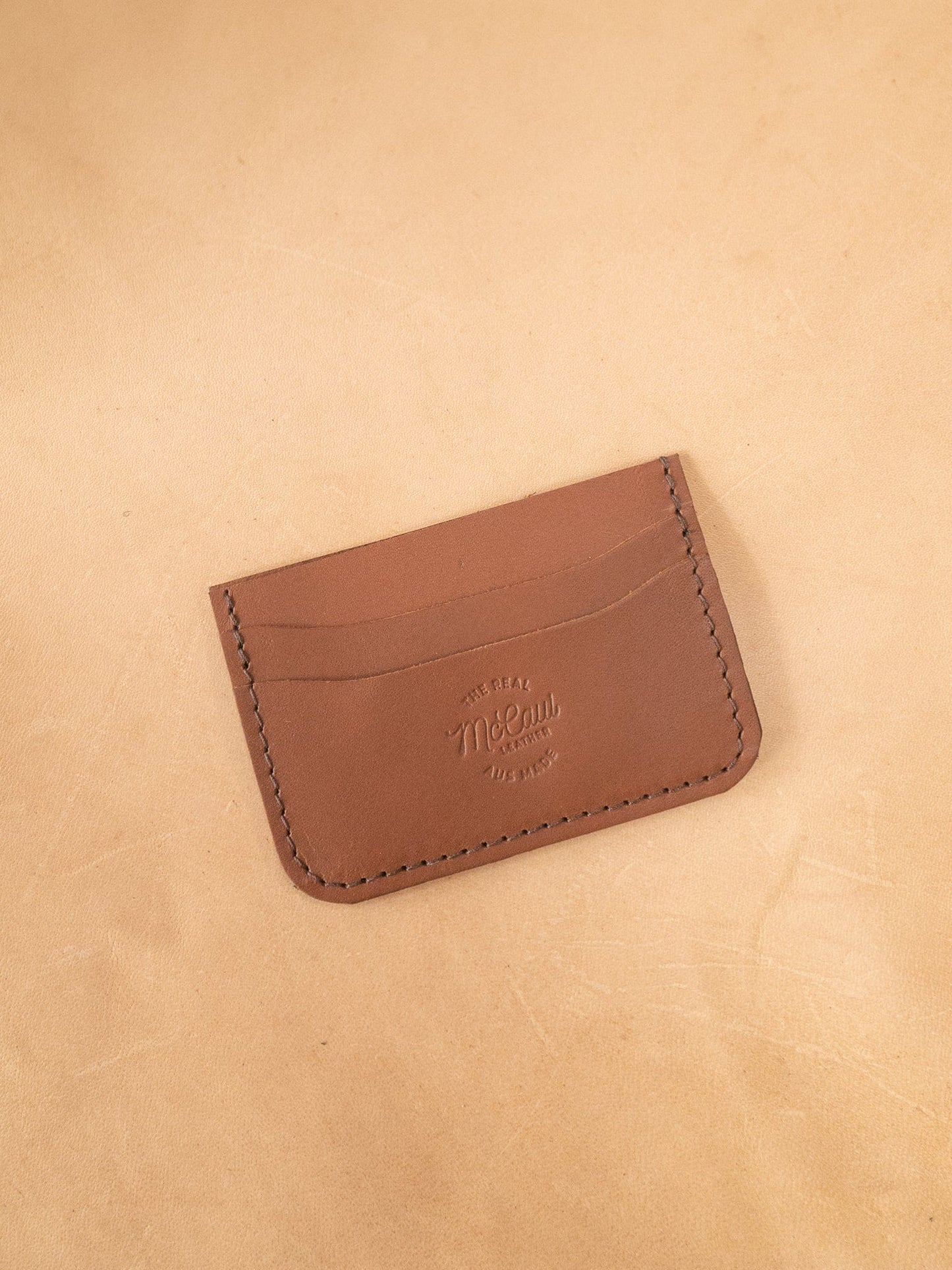 The Real McCaul Wallet Card Holder Wallet - Five Pocket Australian Made Australian Owned Card Holder Wallet Kangaroo Leather - Six Pocket Made In Australia