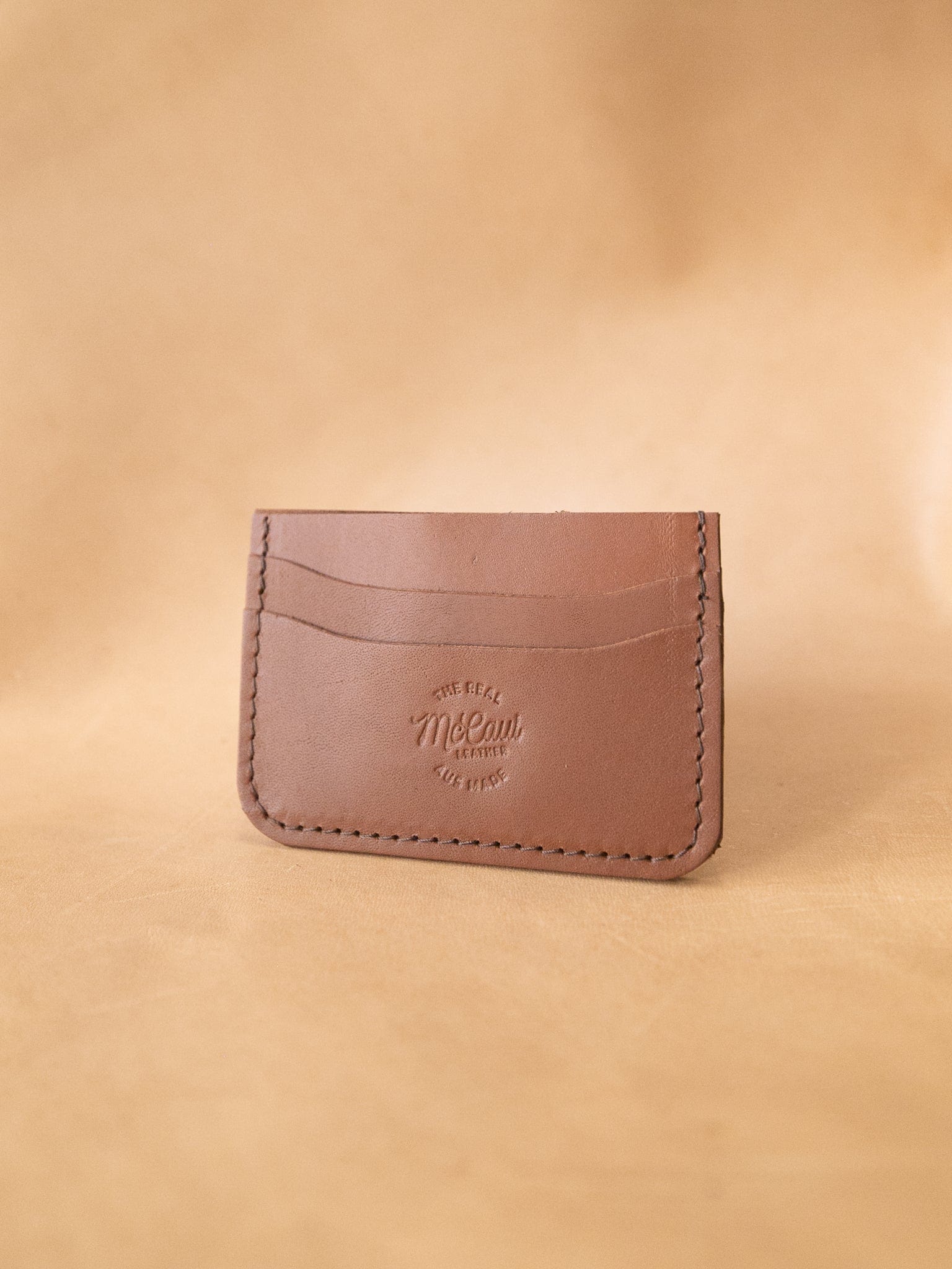 The Real McCaul Wallet Card Holder Wallet - Five Pocket Australian Made Australian Owned Card Holder Wallet Kangaroo Leather - Six Pocket Made In Australia