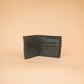 The Real McCaul Wallets All-Card Bifold Wallet- Cowhide Australian Made Australian Owned Leather Men's Wallet- Australian Made - Kangaroo & Cowhide