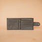 The Real McCaul Wallets All-Card Bifold Wallet- Cowhide Australian Made Australian Owned Leather Men's Wallet- Australian Made - Kangaroo & Cowhide