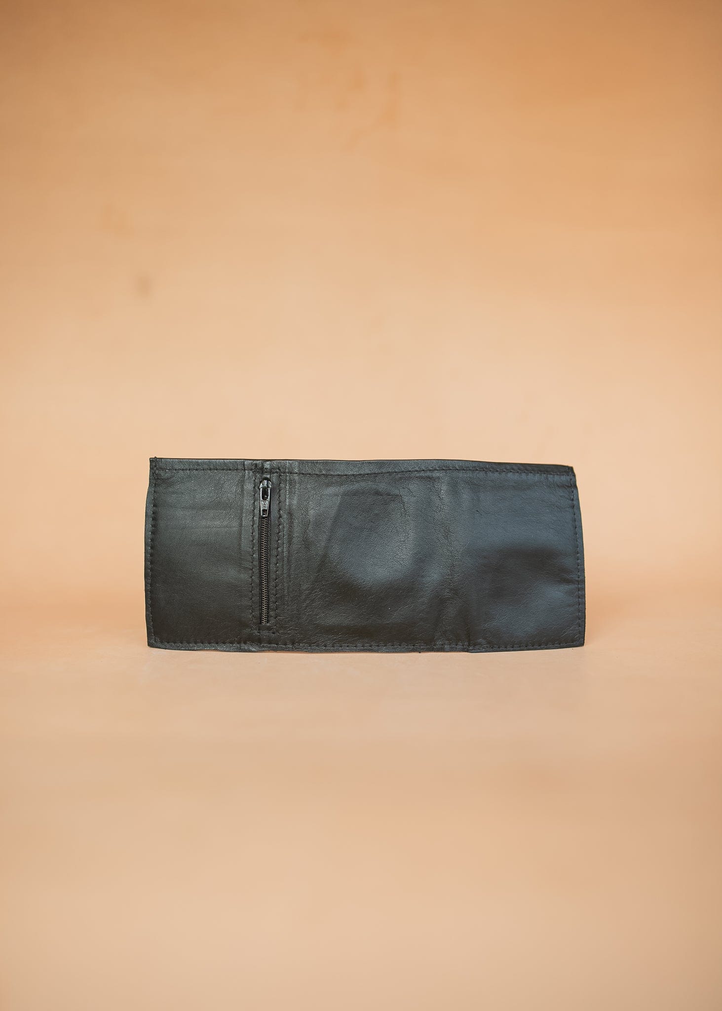 The Real McCaul Wallets Black / With Coin Zip Multi Card Trifold Wallet - Kangaroo Australian Made Australian Owned Tri-Fold Men's Wallet - MADE IN AUSTRALIA - Kangaroo & Cowhide Nappa