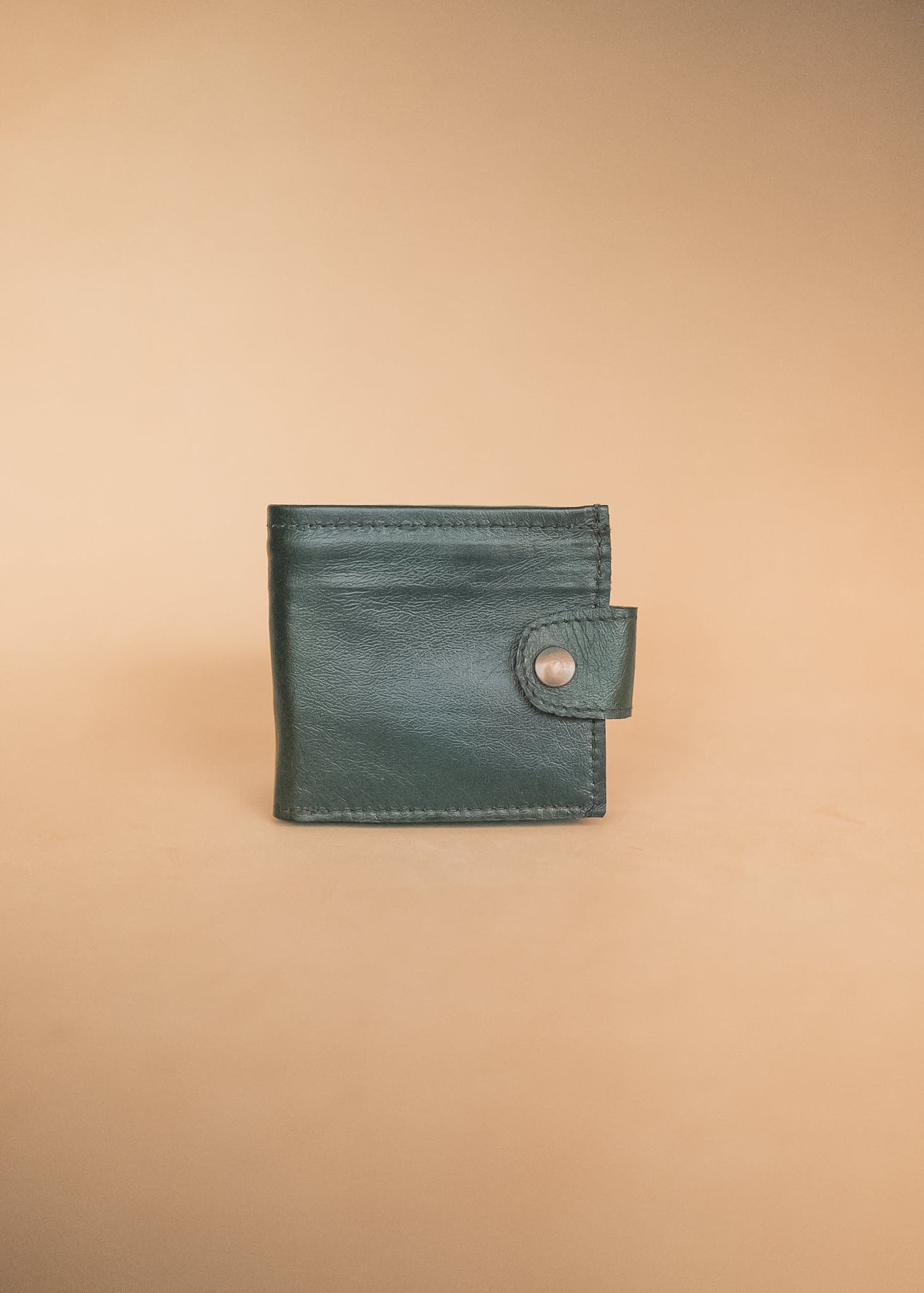 The Real McCaul Wallets Green Deluxe Men's Wallet - Kangaroo Leather Australian Made Australian Owned Deluxe Men's Leather Wallet - Australian Made - Kangaroo & Cowhide
