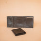 The Real McCaul Wallets Multi Card Trifold Wallet - Kangaroo Australian Made Australian Owned Tri-Fold Men's Wallet - MADE IN AUSTRALIA - Kangaroo & Cowhide Nappa