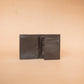 The Real McCaul Wallets Trifold Wallet - Kangaroo Australian Made Australian Owned Tri-Fold Men's Wallet - MADE IN AUSTRALIA - Kangaroo & Cowhide Nappa