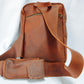 The Real McCaul Back Packs Crossover Backpack - Medium - Kangaroo Australian Made Australian Owned Leather ManBag Crossover Backpack Australian Made