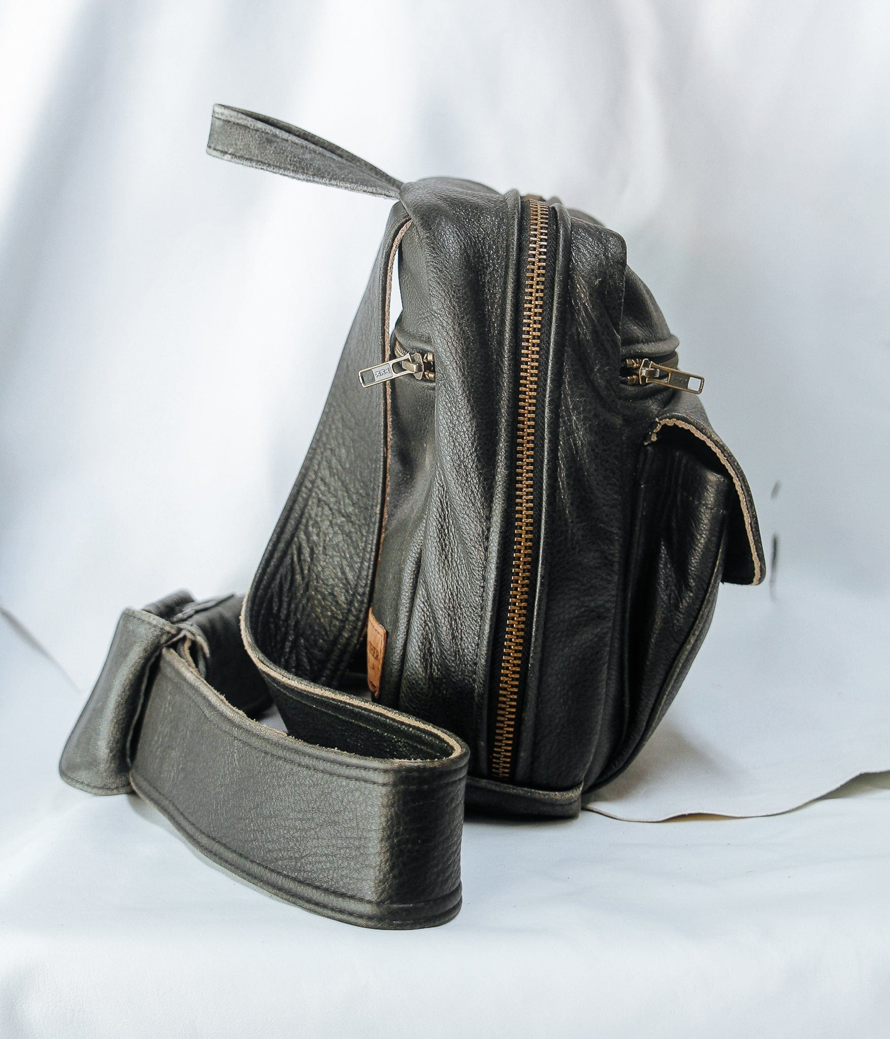 The Real McCaul Back Packs Crossover Backpack - Small - Cowhide Australian Made Australian Owned Leather ManBag Crossover Backpack Australian Made