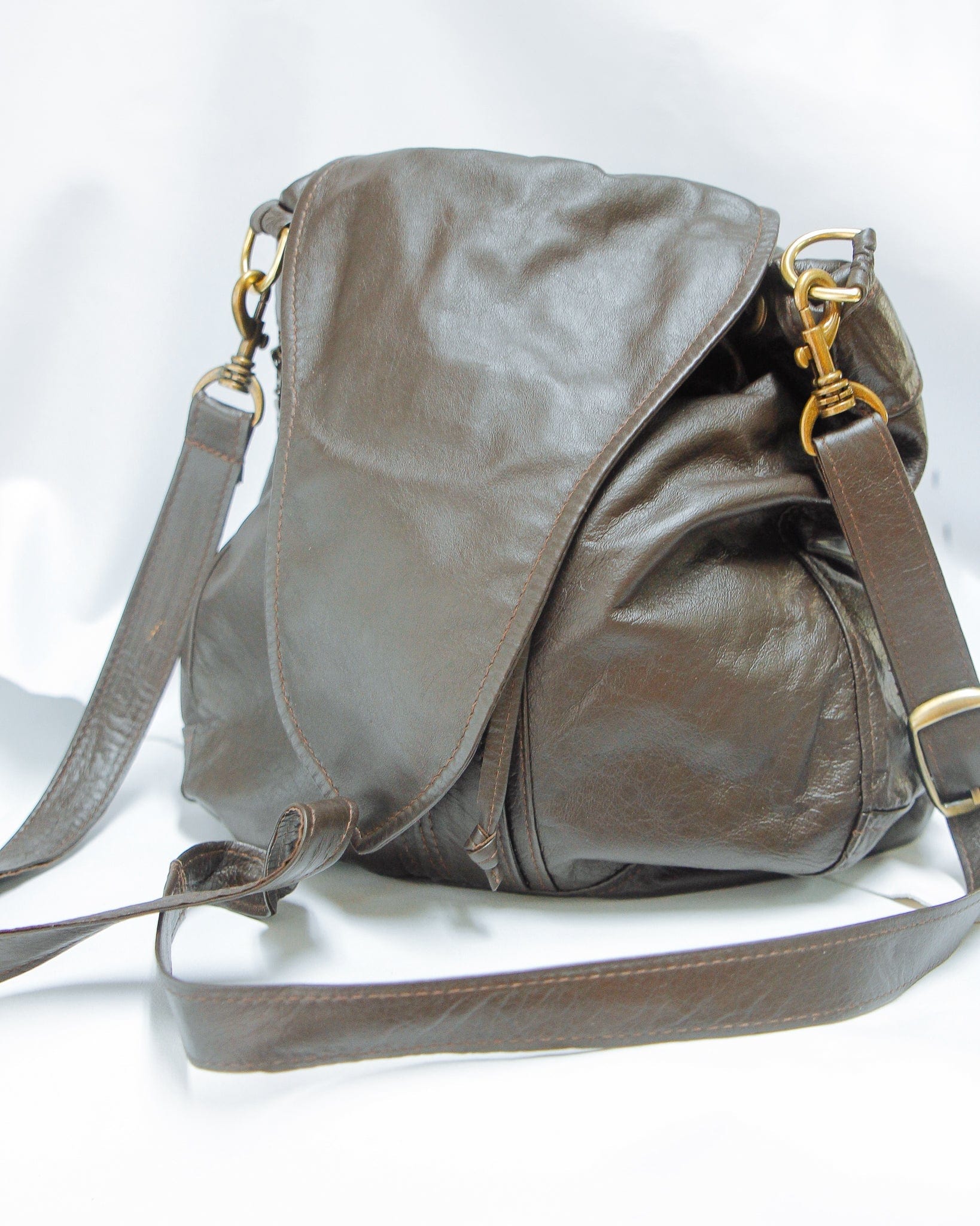 The Real McCaul Back Packs Premium Kangaroo (Soft) / Small / Dark Brown The Convertible - Backpack/Shoulder Bag - Kangaroo Australian Made Australian Owned Back Pack to Shoulder Bag Convertible MADE IN AUSTRALIA