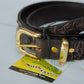 The Real McCaul Belts Crocodile Belt Australian Made Australian Owned Genuine Crocodile Leather Belt- Made In Australia- Brass Buckle