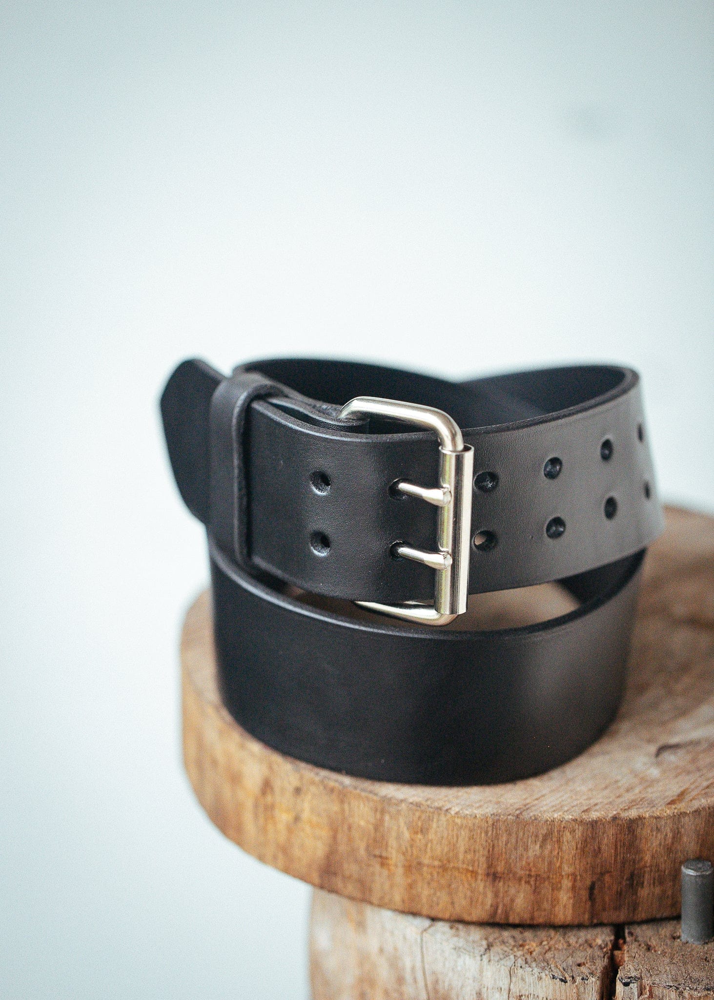 The Real McCaul Belts Leather Tool Belt 50mm Wide Australian Made Australian Owned