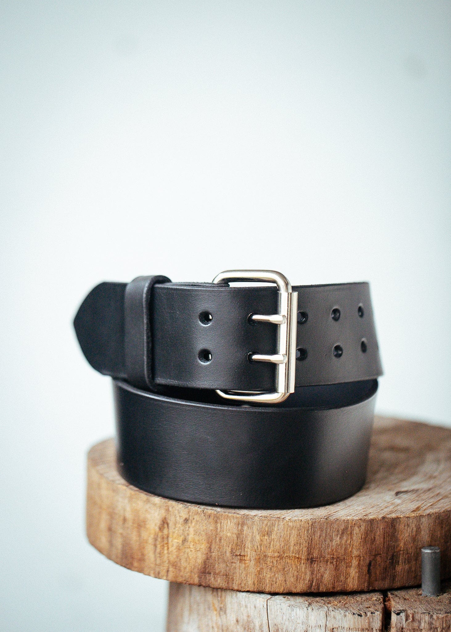 The Real McCaul Belts Wide Leather Tool Belt 50mm Australian Made Australian Owned