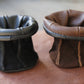 The Real McCaul Coin Purse Twist Pouch Australian Made Australian Owned Twist Coin Pouch - MADE IN AUSTRALIA - Kangaroo & Cowhide Genuine Leather