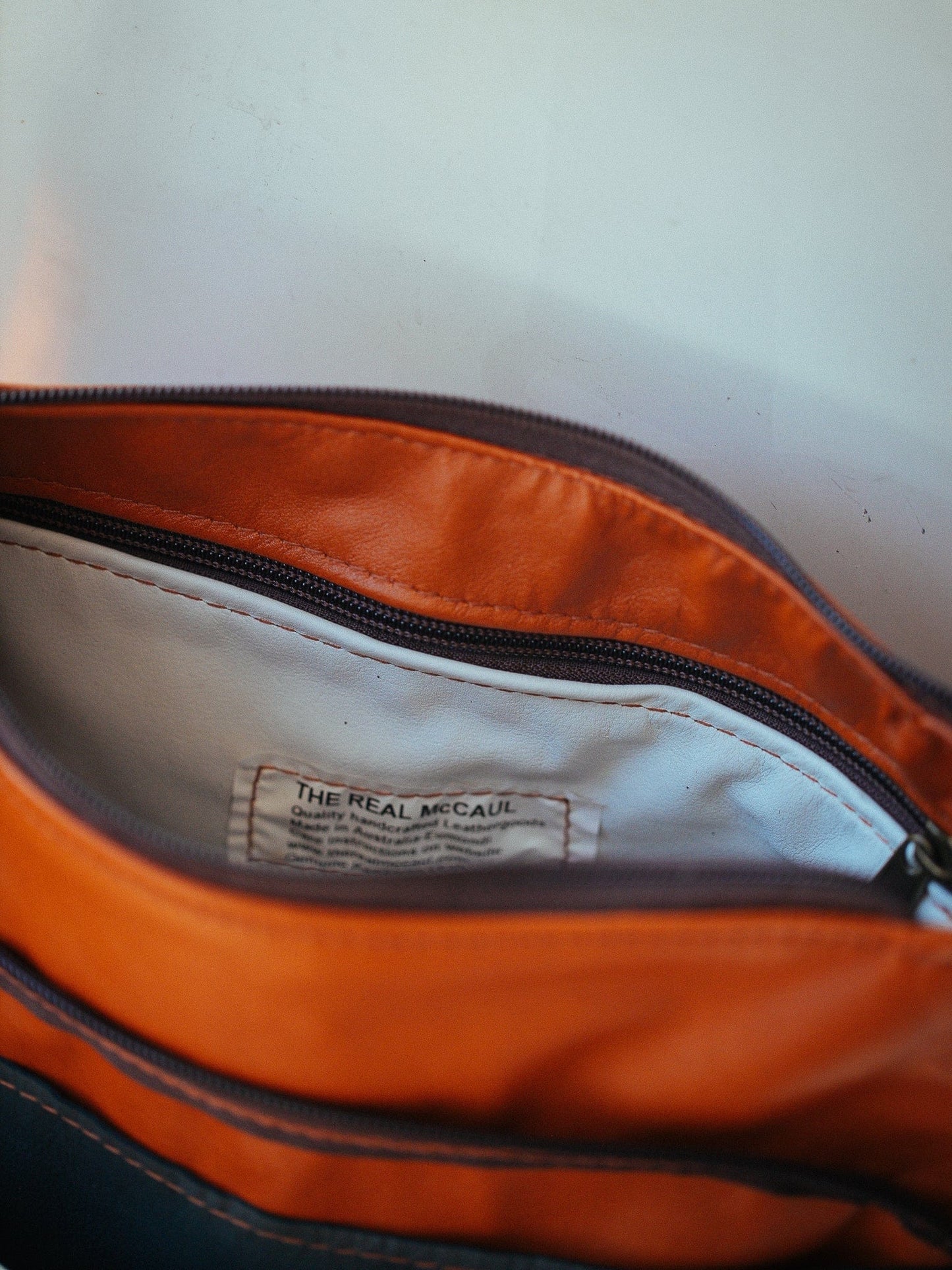 The Real McCaul Handbags Annette HandBag - Large - Kangaroo Australian Made Australian Owned Made in Australia Handbag- Large Annette Bag Genuine Leather