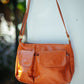 The Real McCaul Handbags Kangaroo / Tan Annette HandBag - Large - Kangaroo Australian Made Australian Owned Made in Australia Handbag- Large Annette Bag Genuine Leather