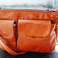 The Real McCaul Handbags Kangaroo / Tan Annette HandBag - Small - Kangaroo Australian Made Australian Owned Women's HandBags- Made in Australia Kangaroo & Cowhide Leather