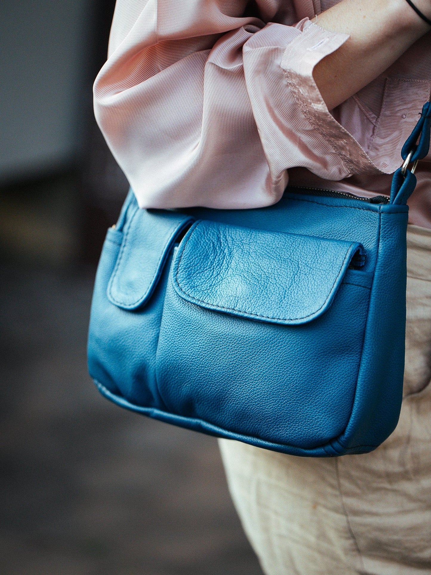 The Real McCaul Handbags Stacey HandBag - Small - Cowhide Australian Made Australian Owned Women's HandBags- Made in Australia Kangaroo & Cowhide Leather