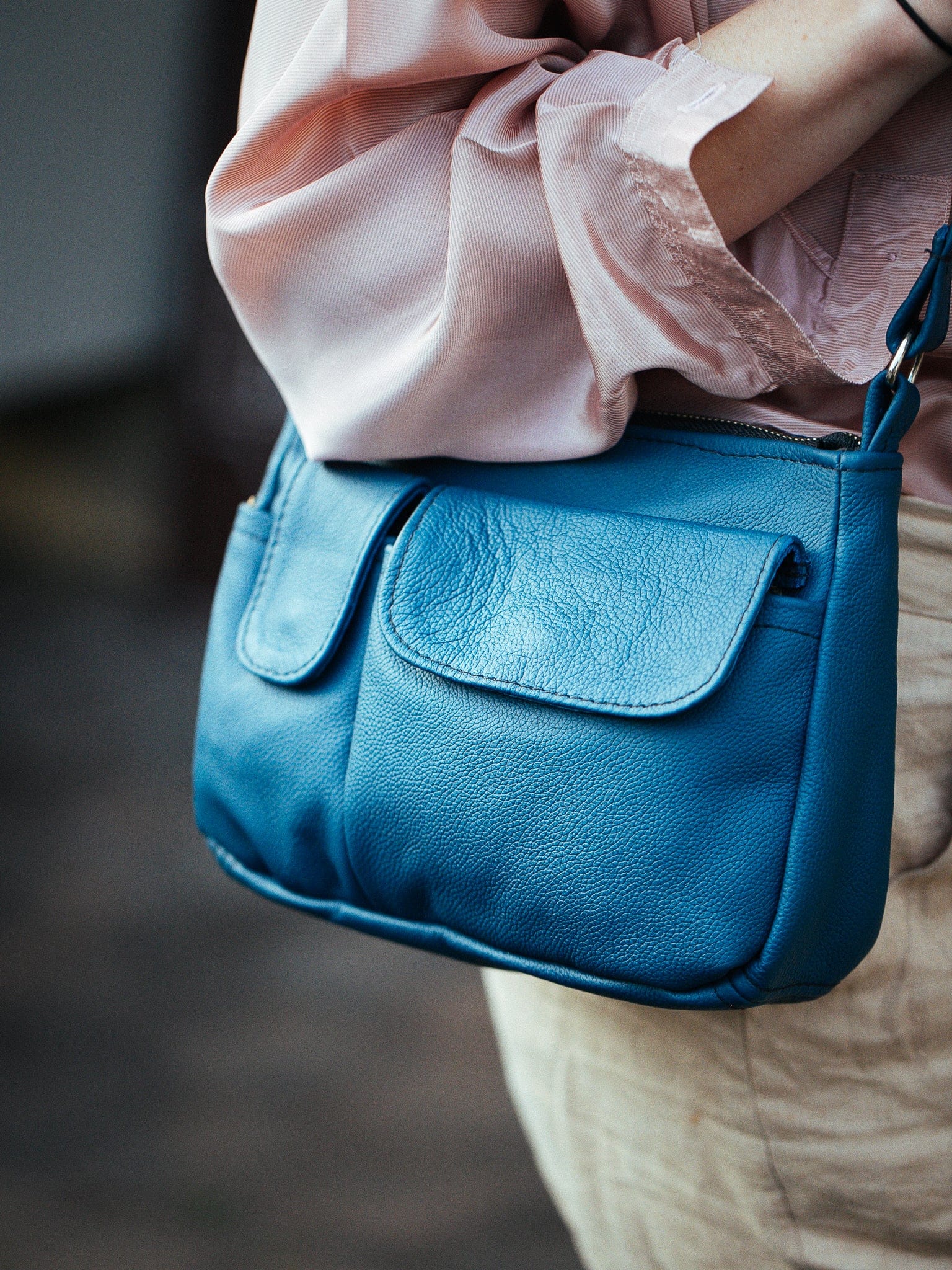 The Real McCaul Handbags Stacey HandBag - Small - Cowhide Australian Made Australian Owned Women's HandBags- Made in Australia Kangaroo & Cowhide Leather