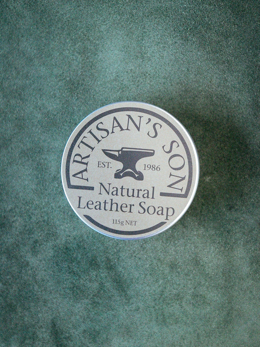 The Real McCaul Leathergoods Artisan's Son 115g Leather Soap Australian Made Australian Owned