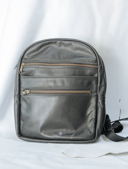 The Real McCaul Leathergoods Back Packs Black The Annie Backpack - Large - Cowhide Australian Made Australian Owned Leather Backpacks Made in Australia