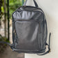 The Real McCaul Leathergoods Back Packs Black The Roger Backpack - Medium - Kangaroo Australian Made Australian Owned Leather Backpack Australian Made