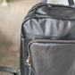 The Real McCaul Leathergoods Back Packs Black The Roger Backpack - Medium - Kangaroo Australian Made Australian Owned Leather Backpack Australian Made