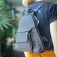 The Real McCaul Leathergoods Back Packs Dark Brown / Cowhide Pauline Backpack - Cowhide Australian Made Australian Owned Leather Small Backpack Made In Australia Cowhide & Kangaroo