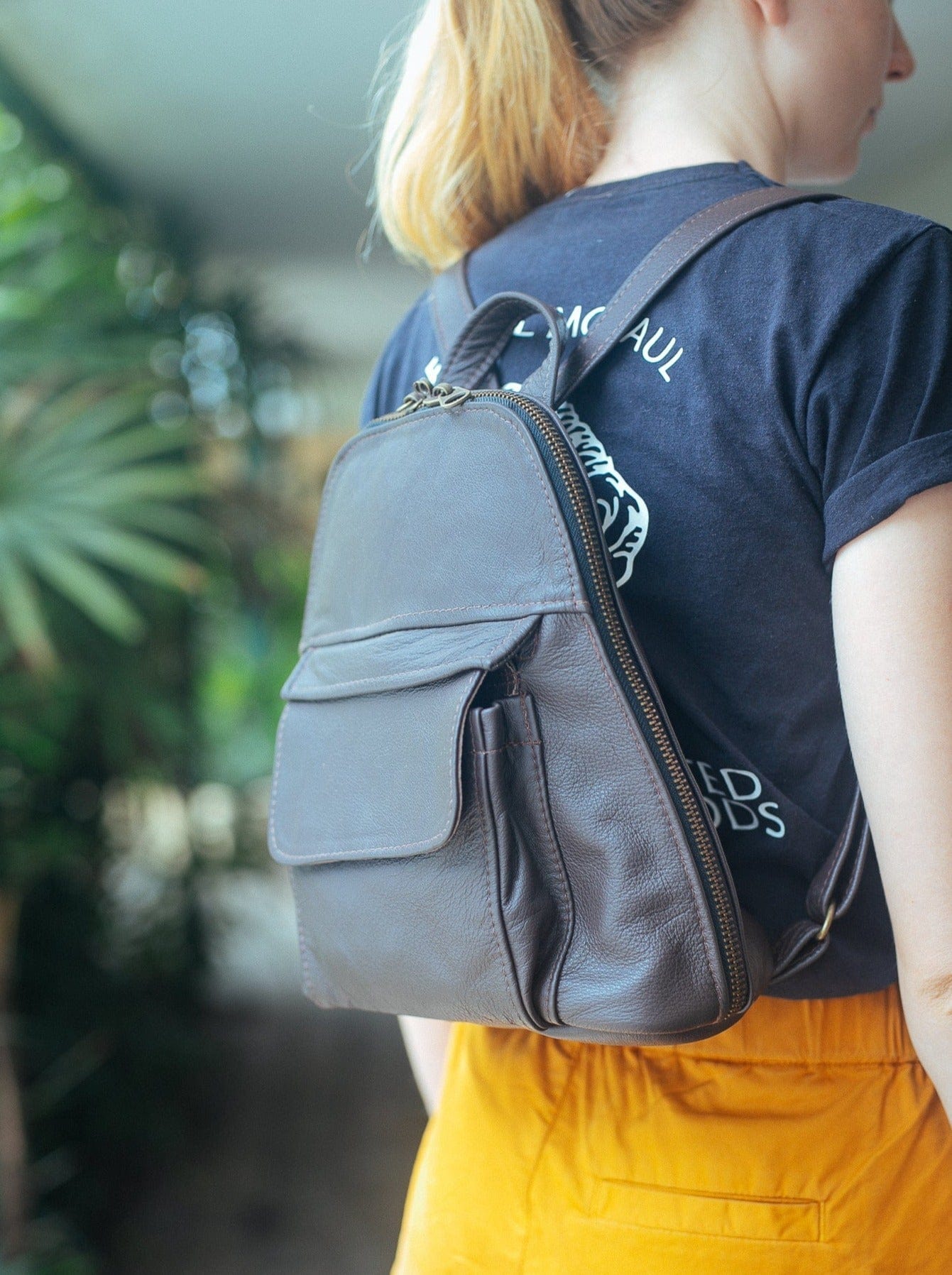 anti theft leather backpack australia Leather Small Backpack Made In Australia Cowhide & Kangaroo – The Real McCaul Leathergoods