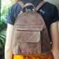 The Real McCaul Leathergoods Back Packs Marble Brown / Cowhide Pauline Backpack - Cowhide Australian Made Australian Owned Leather Small Backpack Made In Australia Cowhide & Kangaroo