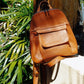 The Real McCaul Leathergoods Back Packs Pauline Backpack - Cowhide Australian Made Australian Owned Leather Small Backpack Made In Australia Cowhide & Kangaroo