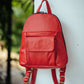 The Real McCaul Leathergoods Back Packs Red / Cowhide Pauline Backpack - Cowhide Australian Made Australian Owned Leather Small Backpack Made In Australia Cowhide & Kangaroo