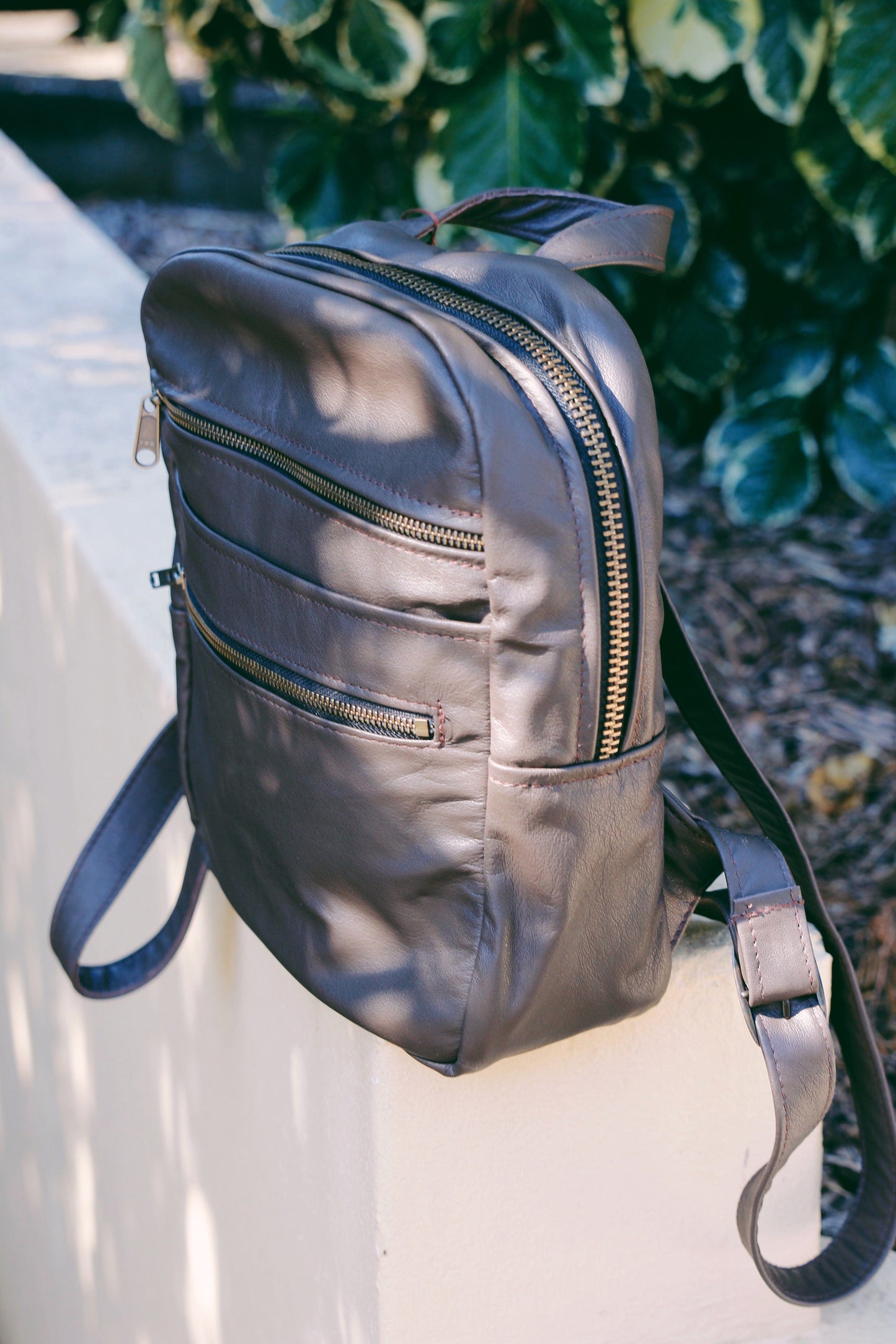 The Real McCaul Leathergoods Back Packs The Annie Backpack - Large - Cowhide Australian Made Australian Owned Leather Backpacks Made in Australia