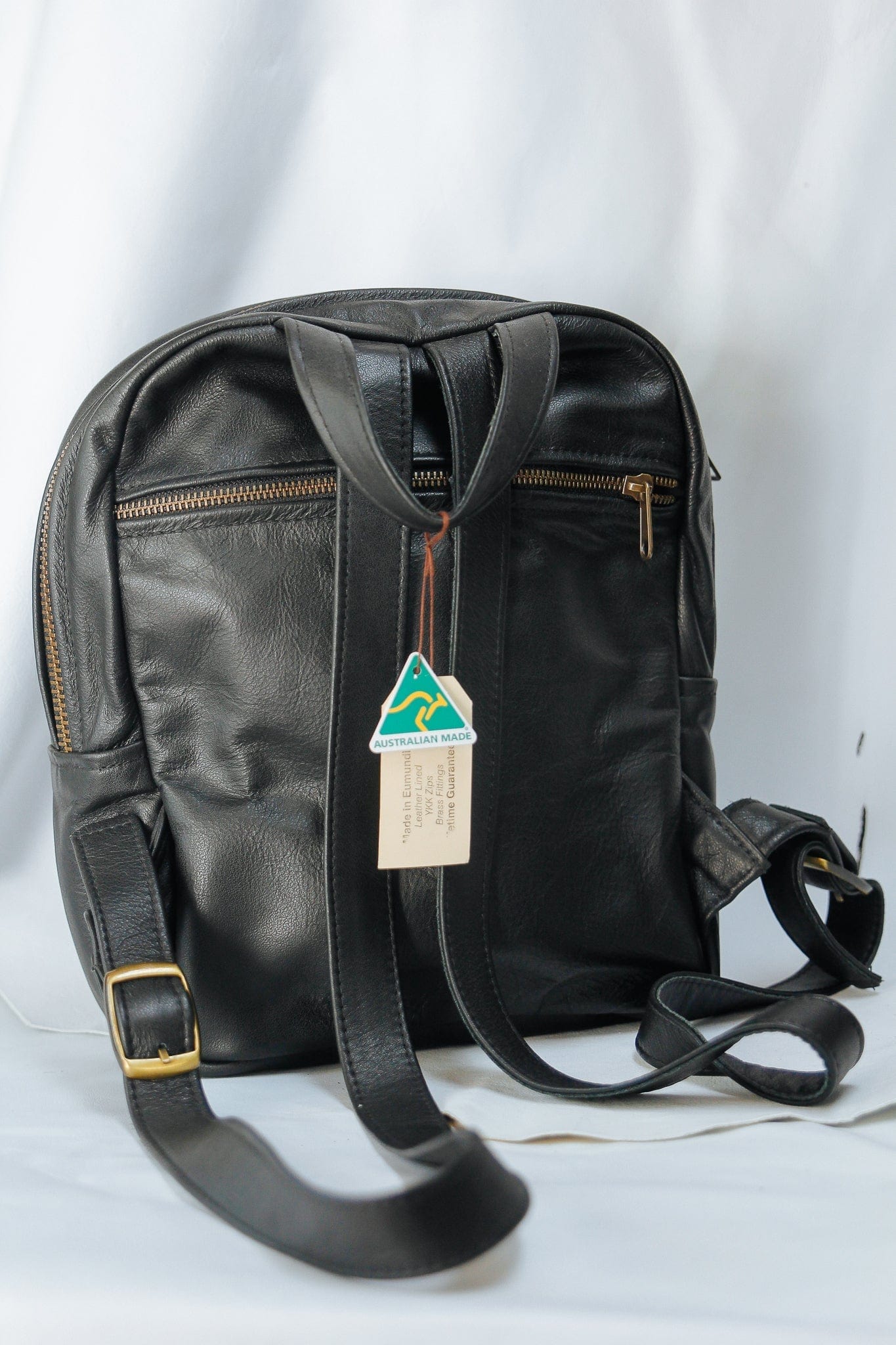 The Real McCaul Leathergoods Back Packs The Annie Backpack - Large - Cowhide Australian Made Australian Owned Leather Backpacks Made in Australia