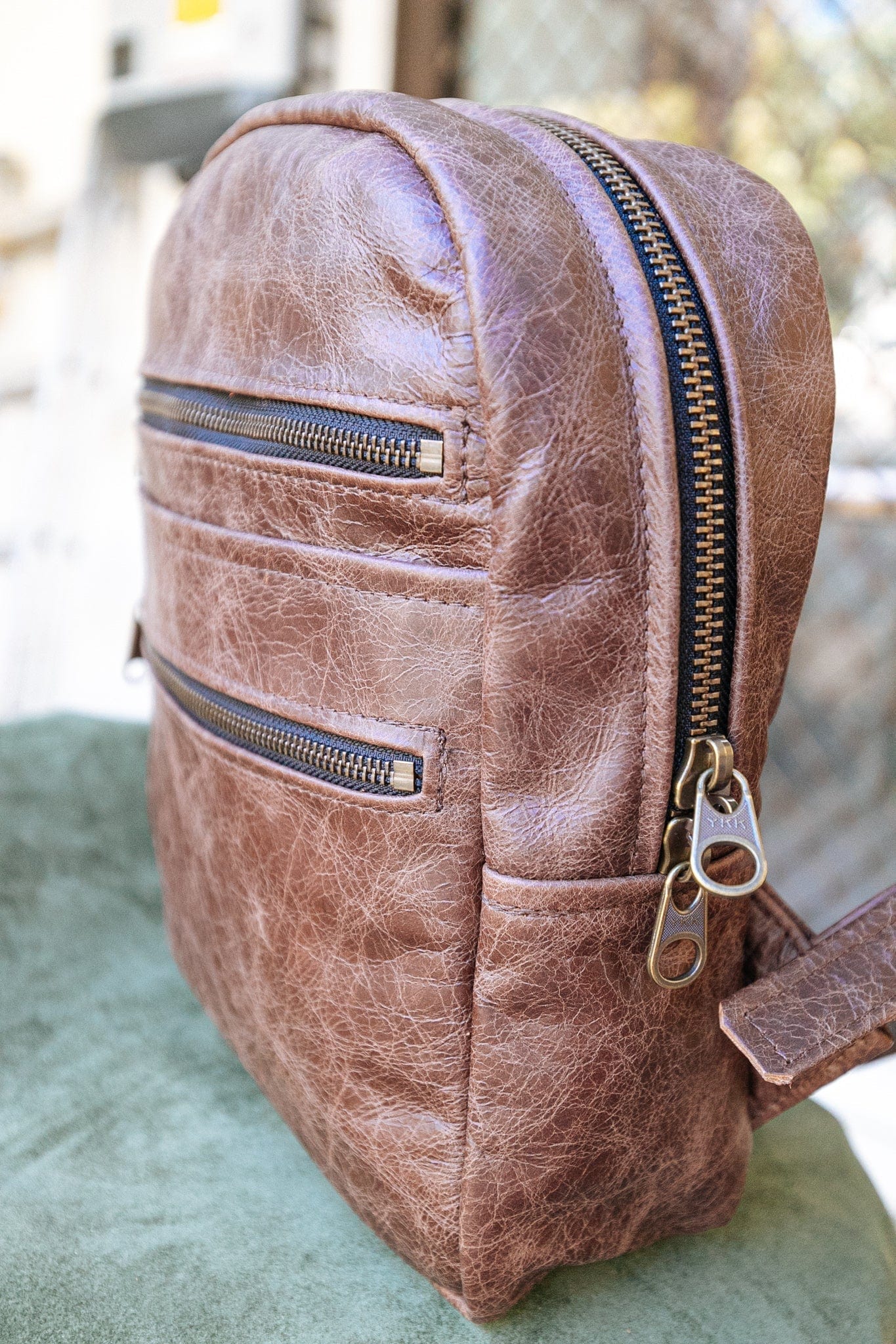 The Real McCaul Leathergoods Back Packs The Annie Backpack - Large - Cowhide Australian Made Australian Owned Leather Backpacks Made in Australia